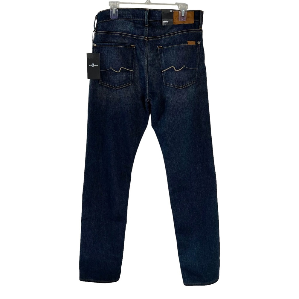 SEVEN 7 FOR ALL MANKIND NWT Slimmy Slim Straight Leg Jean Men's Size 32 - Picture 3 of 16